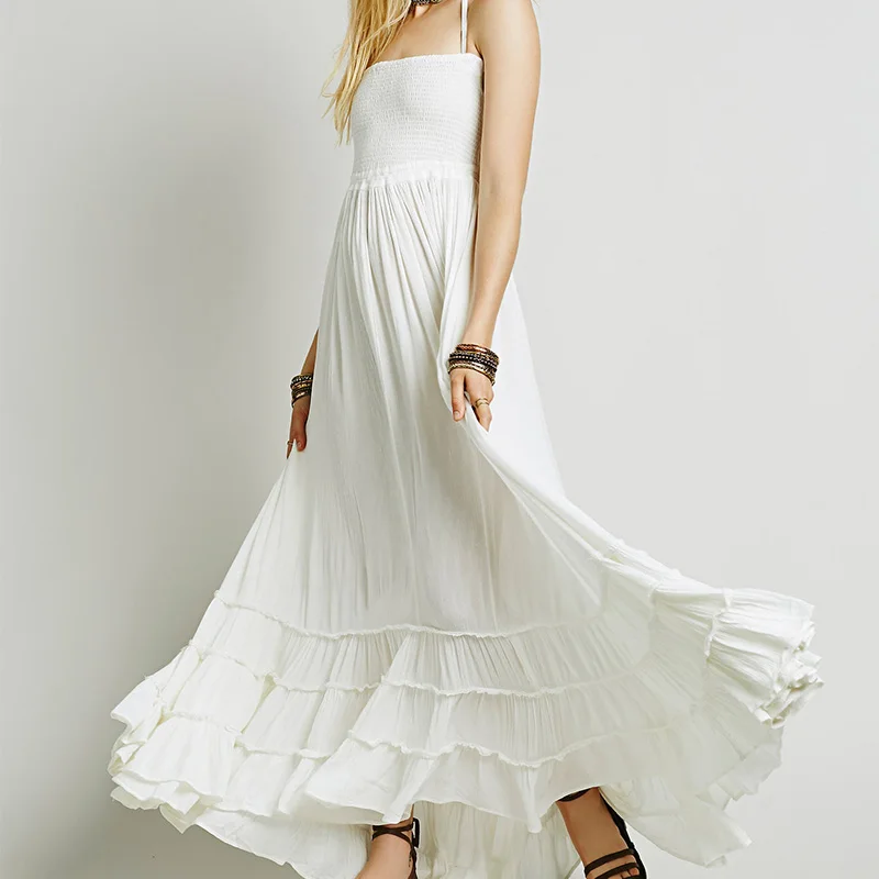 Solid Beach Women's Summer Long Dress Sexy Boho Sundress Ladies Bohemian Holiday Backless Party Hippie Maxi Dresses Vestidos
Solid Beach Women's Summer Long Dress Sexy Boho Sundress Ladies Bohemian Holiday Backless Party Hippie Maxi Dresses Vestidos