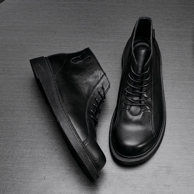 High Quality Genuine Leather Boots Men Autumn Winter Motorcycle Boots Male Ankle Boots Mens All-match Cowhide Retro Men Shoes
High Quality Genuine Leather Boots Men Autumn Winter Motorcycle Boots Male Ankle Boots Mens All-match Cowhide Retro Men Shoes