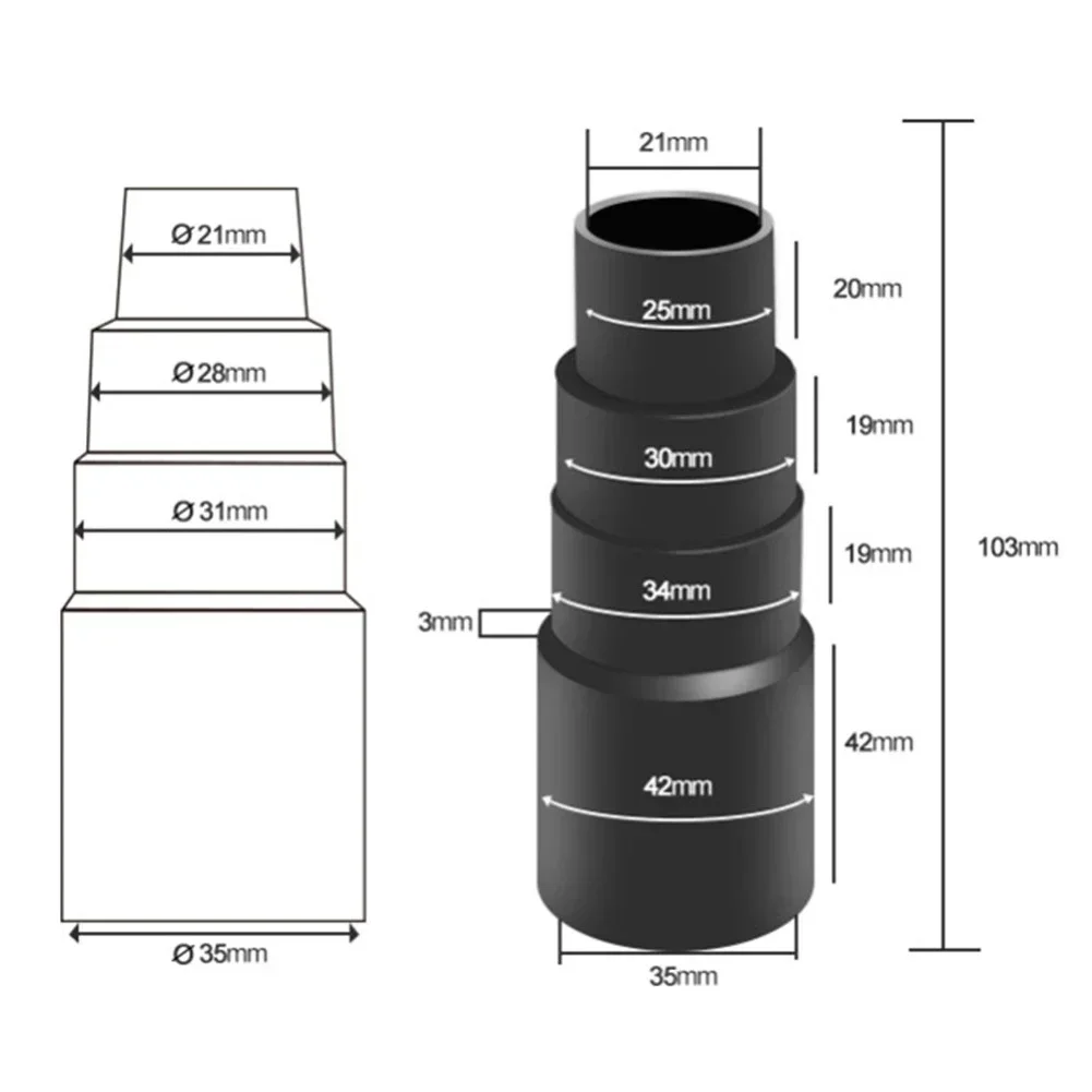Stepped Sleeve Powertool Adapter Electrical Device Fitting Accessory Adapter For Bosch Gas 35 L M High Quality
Stepped Sleeve Powertool Adapter Electrical Device Fitting Accessory Adapter For Bosch Gas 35 L M High Quality