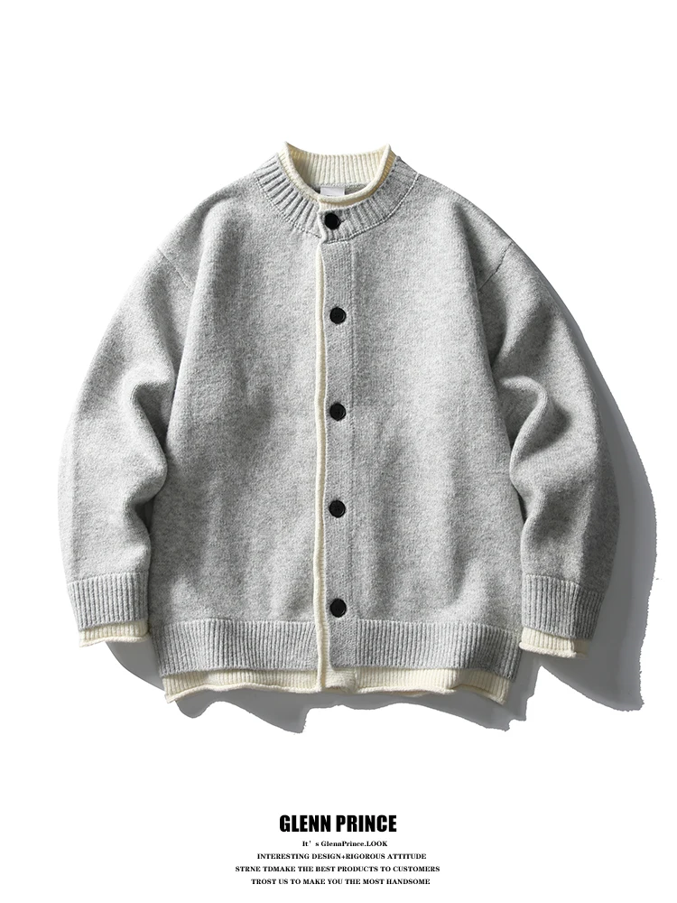 Loose Fit Knitted Cardigan round Ne Men's Sle Autumn Casual Wear Couple's Lazy Sle Sweater Jaet Polyester Blend
Loose Fit Knitted Cardigan round Ne Men's Sle Autumn Casual Wear Couple's Lazy Sle Sweater Jaet Polyester Blend