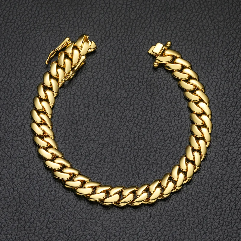 Luxury 24K 9999 Pure Gold real gold Width 10mm 12mm 14mm smooth Cuban chain butterfly buckle bracelet
Luxury 24K 9999 Pure Gold real gold Width 10mm 12mm 14mm smooth Cuban chain butterfly buckle bracelet