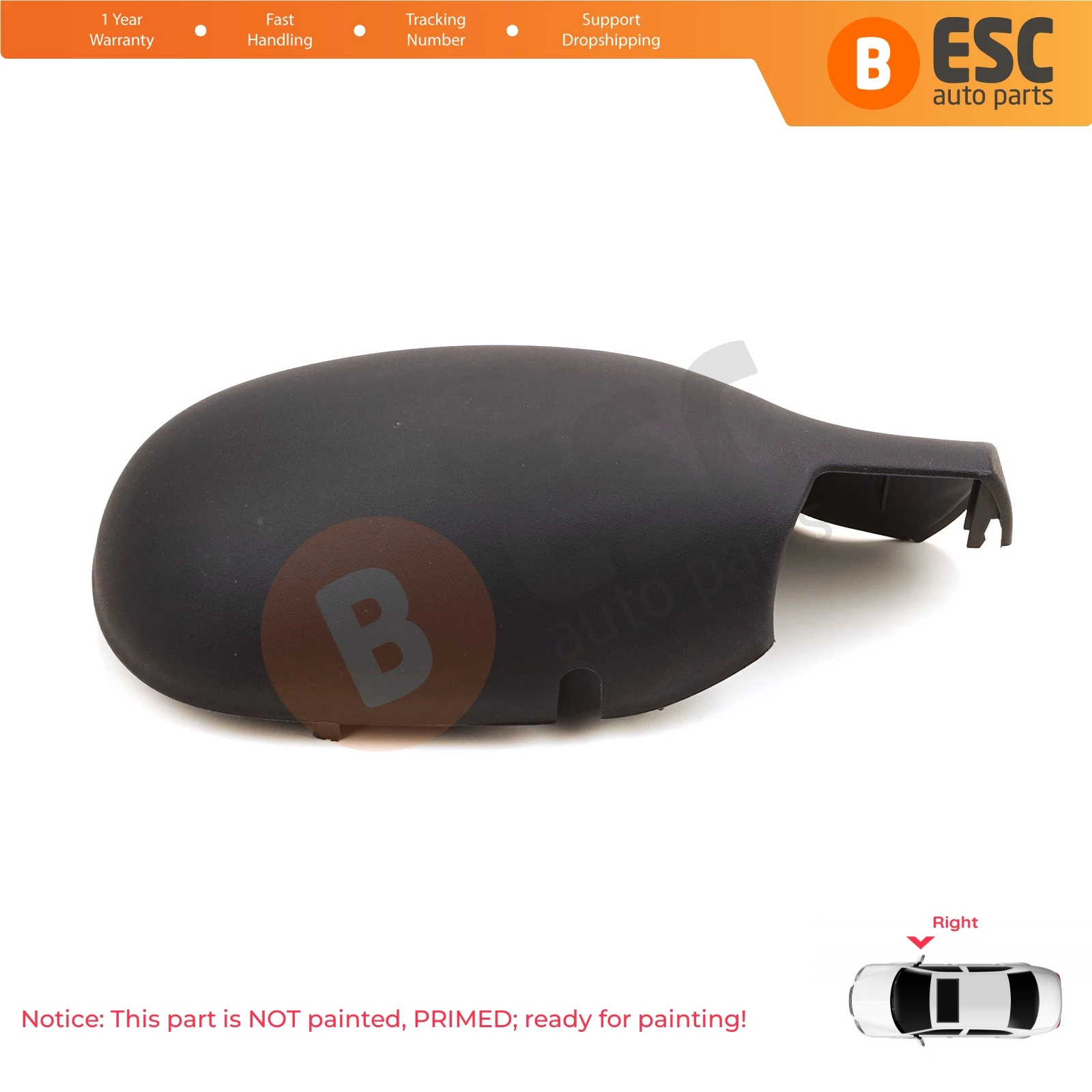 ESP1105-2 Car Side Rearview Wing Mirror Shell Scull Cap Cover Right 7701471855 for Renault Clio 2 Symbol Megane Scenic 1 Thalia
ESP1105-2 Car Side Rearview Wing Mirror Shell Scull Cap Cover Right 7701471855 for Renault Clio 2 Symbol Megane Scenic 1 Thalia