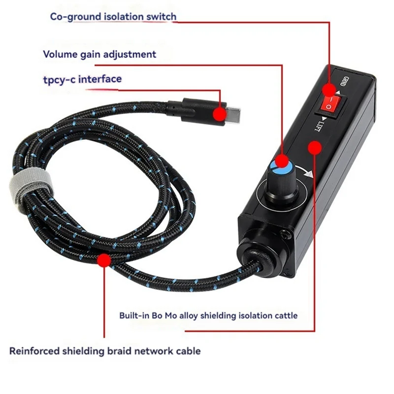 Reliable-USB Type-C XLR Audio Isolator With Volume Adjust Noise Reduction Filter Ground Loop Isolator For All Dynamic Microphone
Reliable-USB Type-C XLR Audio Isolator With Volume Adjust Noise Reduction Filter Ground Loop Isolator For All Dynamic Microphone