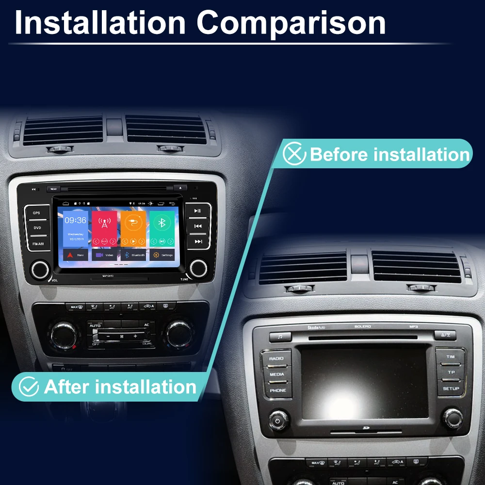 Автомагнитола Android 14 для Skoda Octavia 2009-2013 и Yeti 2008-2014 с DVD-плеером, 2 DIN, GPS-навигатор
Автомагнитола Android 14 для Skoda Octavia 2009-2013 и Yeti 2008-2014 с DVD-плеером, 2 DIN, GPS-навигатор