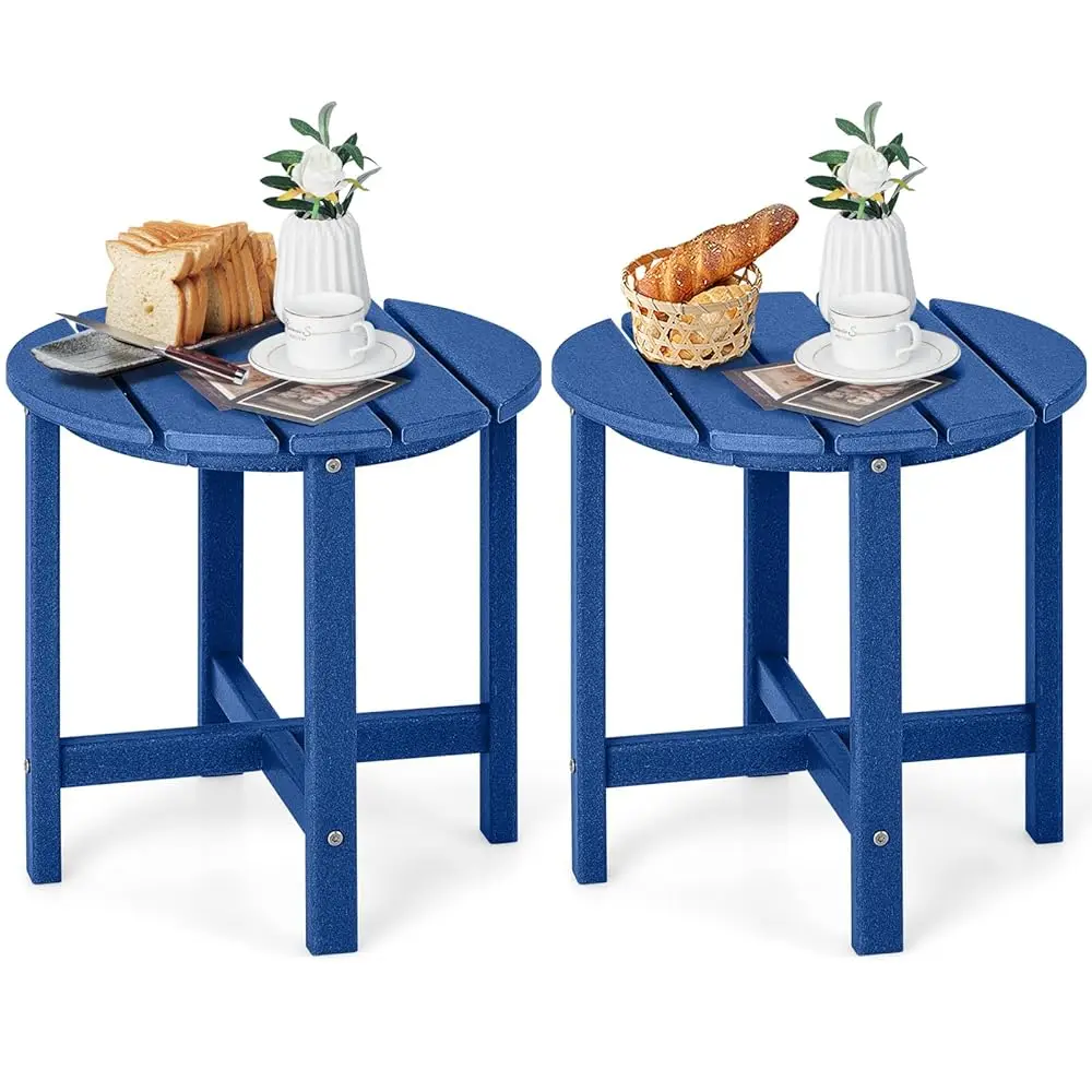 Round Outdoor Side Table, 18 H Weather Resistant Hdpe Adironda Table, Outdoor Indoor Chairside End Tables, Patio Side Table For
Round Outdoor Side Table, 18 H Weather Resistant Hdpe Adironda Table, Outdoor Indoor Chairside End Tables, Patio Side Table For