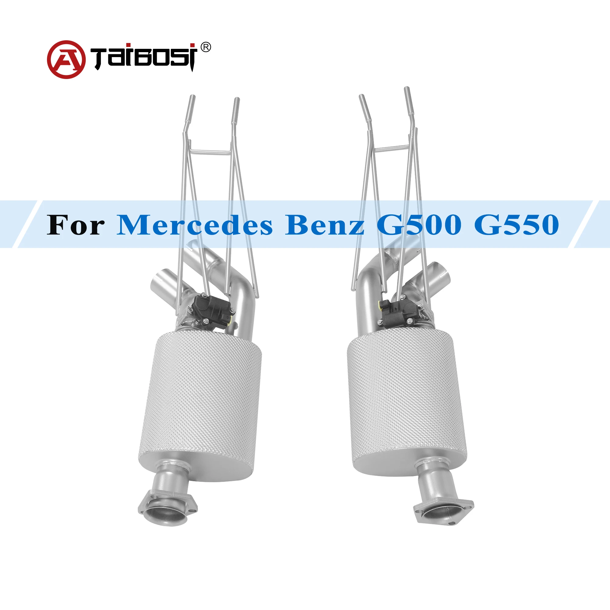 Taibosi Exhaust System for 2014-2022 Mercedes Benz G500 G550 4.0T Dual Valved Muffler with Heat Shield Electronic Exhaust
Taibosi Exhaust System for 2014-2022 Mercedes Benz G500 G550 4.0T Dual Valved Muffler with Heat Shield Electronic Exhaust