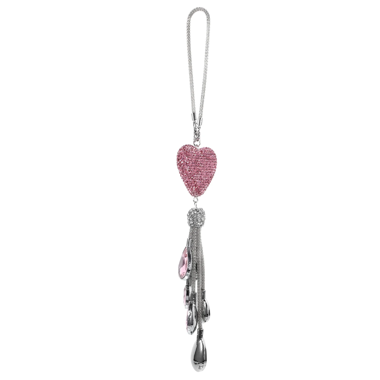Pink Crystal Heart Shaped Car Hanging Ornament Rearview Mirror Decor Pink Plastic Star Shaped Pendant Car Interior Accessories
Pink Crystal Heart Shaped Car Hanging Ornament Rearview Mirror Decor Pink Plastic Star Shaped Pendant Car Interior Accessories