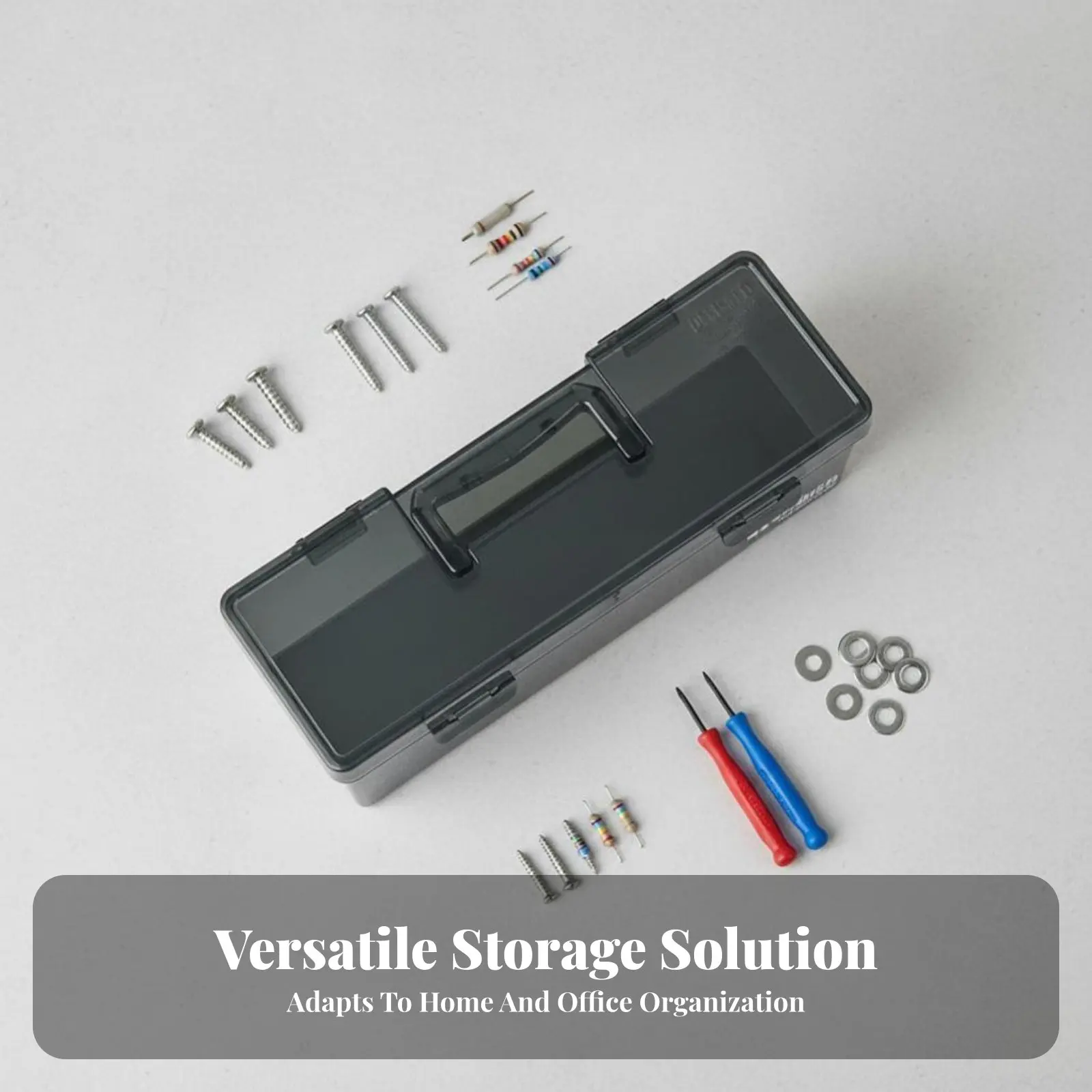 Fixed Divider Storage Container Transparent Lid Adjustable Compartment Organizer Portable Long-Lasting for Technicians, Workshop
Fixed Divider Storage Container Transparent Lid Adjustable Compartment Organizer Portable Long-Lasting for Technicians, Workshop