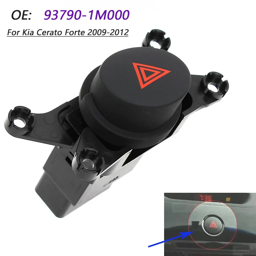 For Kia Cerato Forte 2009 2010 2011 2012 Hazard Warning Switch Emergency Light Switch Double Flash Button 93790-1M000
For Kia Cerato Forte 2009 2010 2011 2012 Hazard Warning Switch Emergency Light Switch Double Flash Button 93790-1M000