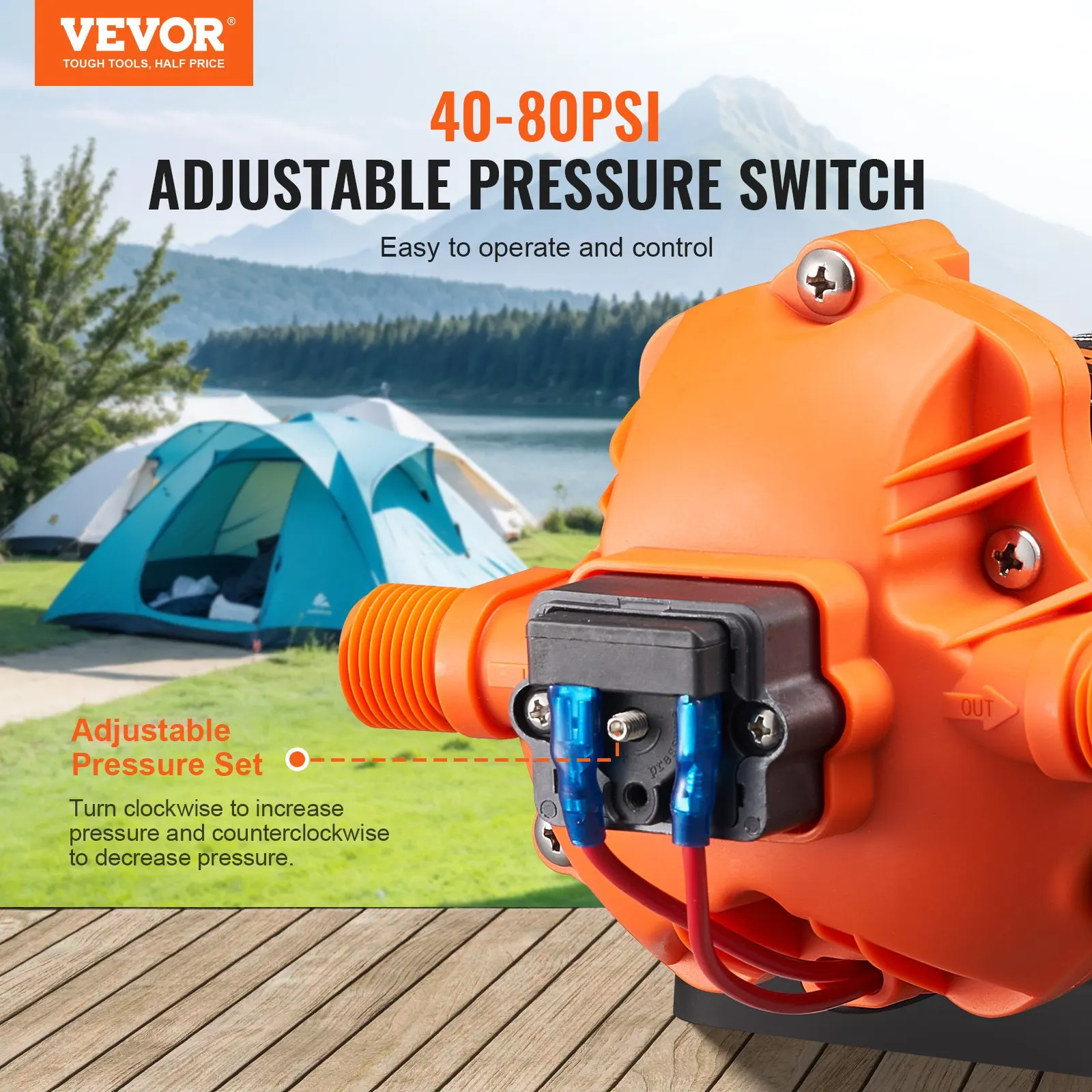 12V Diaphragm Pump 1.8GPM 6.81 L/min 3-Chamber Water Pump Pressure Switch
12V Diaphragm Pump 1.8GPM 6.81 L/min 3-Chamber Water Pump Pressure Switch