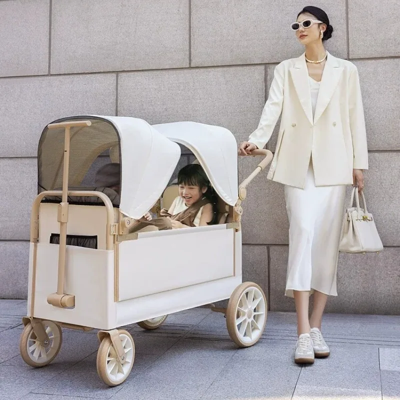 Camper van for children, sunshade, kids for walks, foldable shock-absorbing bidirectional hand cart
Camper van for children, sunshade, kids for walks, foldable shock-absorbing bidirectional hand cart