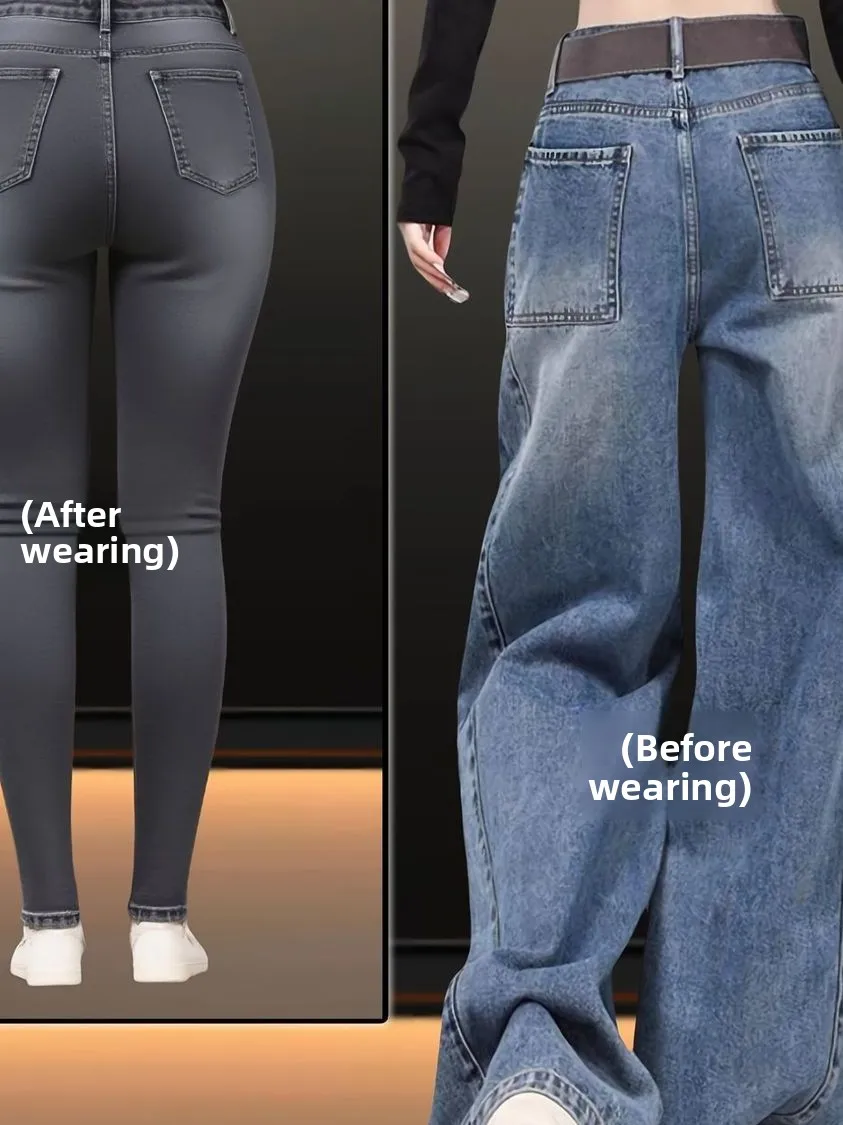 Retro Wide Leg Denim Jeans Women's Loose Fit Slimming Small Size Straight Casual Pants Spring New Style plus Size
Retro Wide Leg Denim Jeans Women's Loose Fit Slimming Small Size Straight Casual Pants Spring New Style plus Size