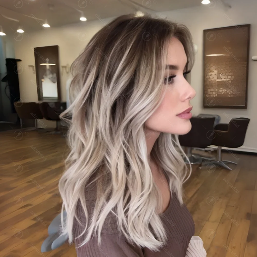 Soft Highlight Blond Wave Hair 150 density and 13×4 100%human hair wig lace front wig, with baby hair pre plucked
Soft Highlight Blond Wave Hair 150 density and 13×4 100%human hair wig lace front wig, with baby hair pre plucked