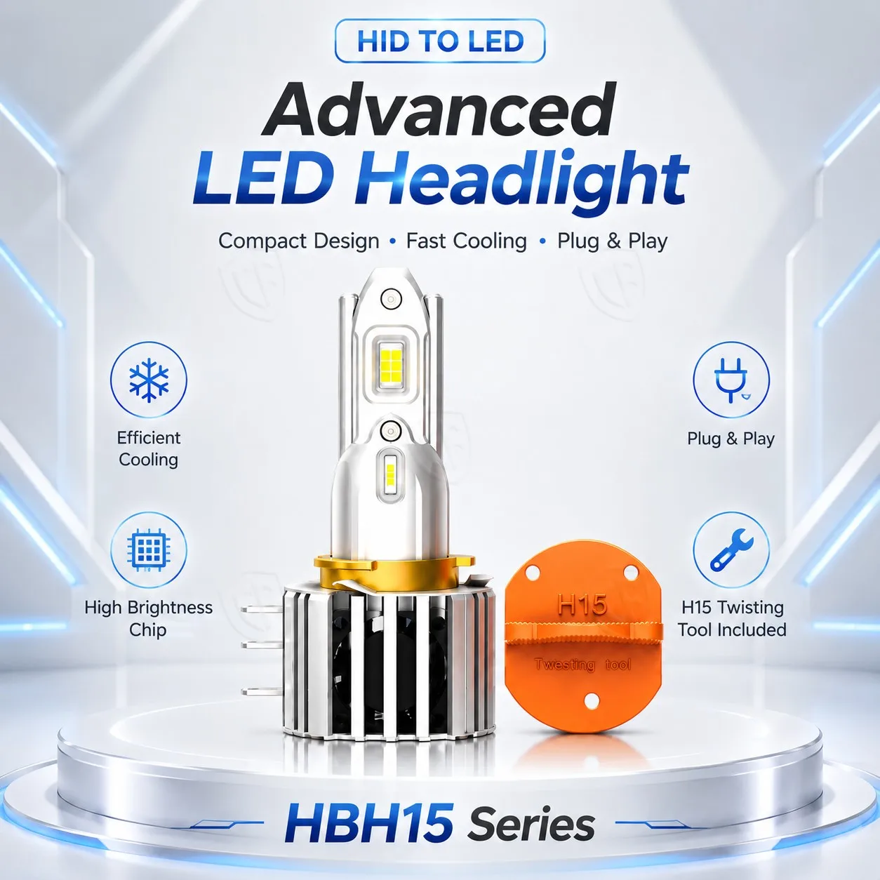 CF H15 Led Headlights Lamp Fog Bulbs 6000K SMD Chip High Beam DRL Lights For CAR DOWN LIGHT Car Accessories Aotu Fog Light Led
CF H15 Led Headlights Lamp Fog Bulbs 6000K SMD Chip High Beam DRL Lights For CAR DOWN LIGHT Car Accessories Aotu Fog Light Led