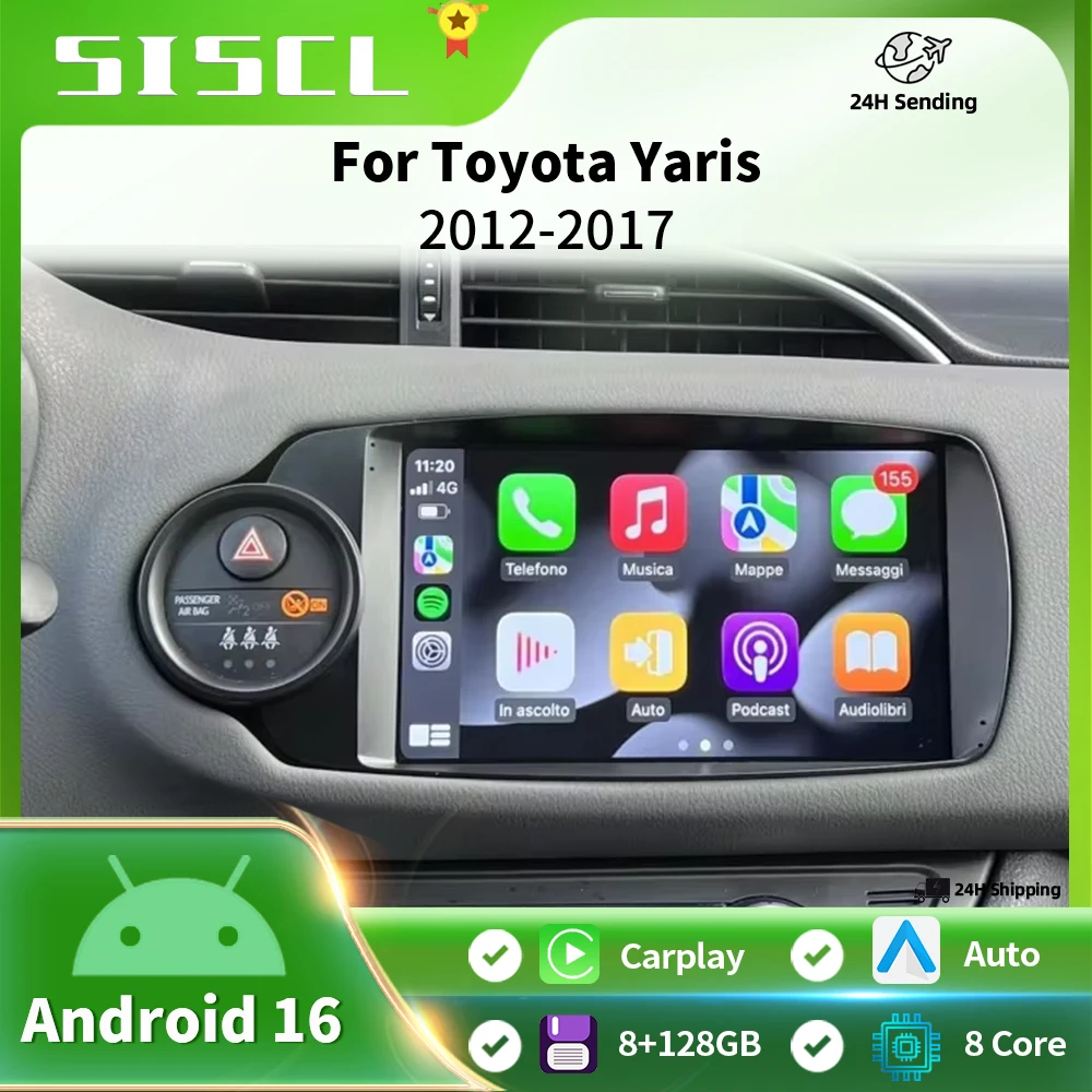 Автомагнитола Android 16 Carplay для Toyota Yaris 2012-2017 (левый/правый руль) с GPS-навигацией, мультимедийным плеером, стереосистемой и Wi-Fi
Автомагнитола Android 16 Carplay для Toyota Yaris 2012-2017 (левый/правый руль) с GPS-навигацией, мультимедийным плеером, стереосистемой и Wi-Fi