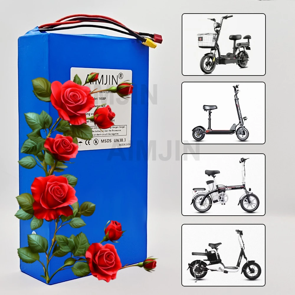 30Ah With BMS 60V 16S8P Rechargeable Battery 30000mAh 18650 Lithium-ion Battery Pack For Electric Scooter Battery
30Ah With BMS 60V 16S8P Rechargeable Battery 30000mAh 18650 Lithium-ion Battery Pack For Electric Scooter Battery