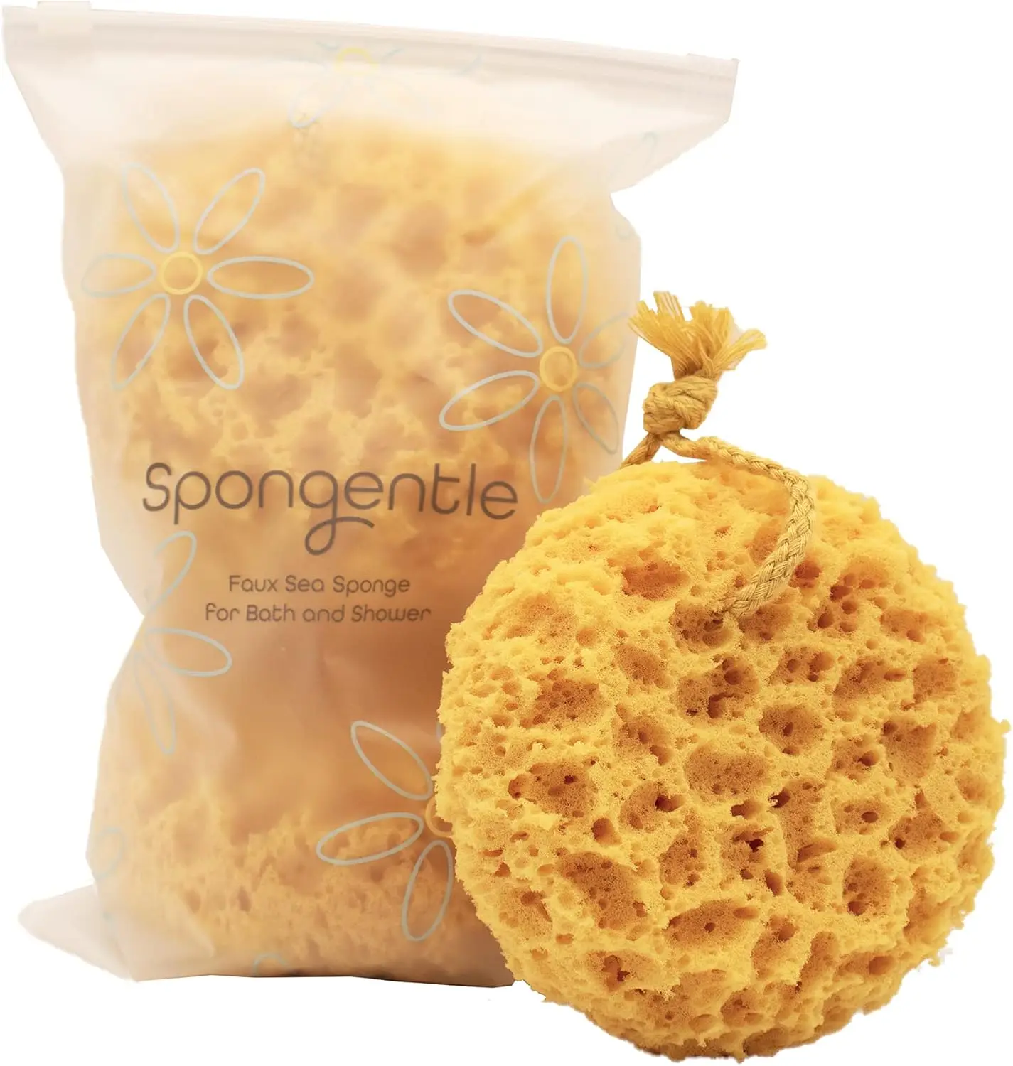 Dual Texture Bath Sponge for Gentle & Deep Exfoliation, Large PU Foam Body Scrubber, 37% More Lather, 3 Pack
Dual Texture Bath Sponge for Gentle & Deep Exfoliation, Large PU Foam Body Scrubber, 37% More Lather, 3 Pack