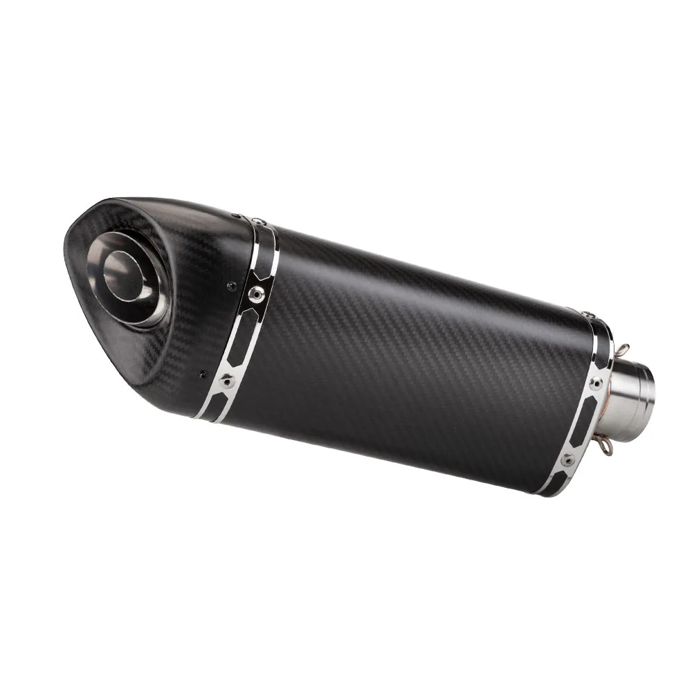 51mm Universal Motorcycle Exhaust Modify Tail Pipe Carbon Fiber Oblique Triangle Muffler For GSX250R 450SR MT03 NINJA650 CB1000R
51mm Universal Motorcycle Exhaust Modify Tail Pipe Carbon Fiber Oblique Triangle Muffler For GSX250R 450SR MT03 NINJA650 CB1000R
