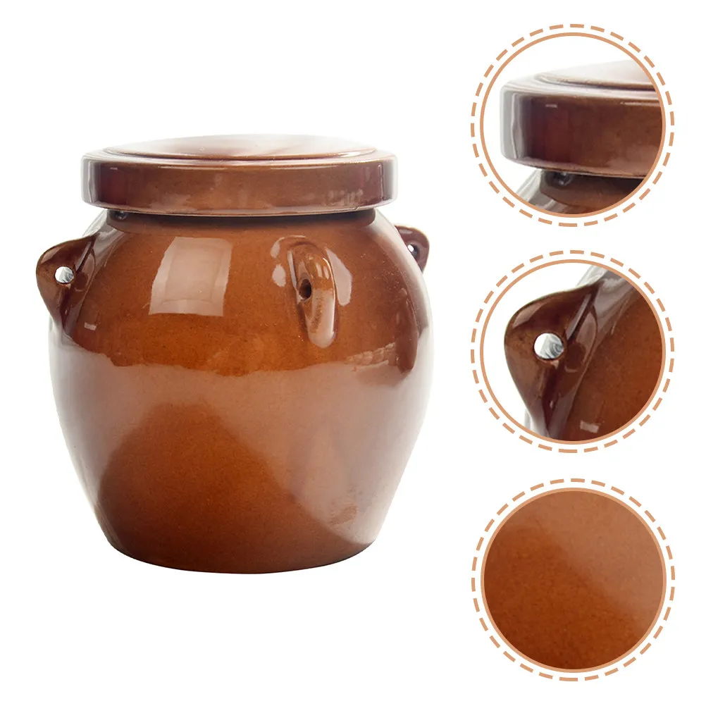 Sealed Ceramic Pickle Jar Retro Honey Jar Sichuan Pickle Sealing Can Wide Mouth Vintage Design Kitchen Storage Container Dining
Sealed Ceramic Pickle Jar Retro Honey Jar Sichuan Pickle Sealing Can Wide Mouth Vintage Design Kitchen Storage Container Dining