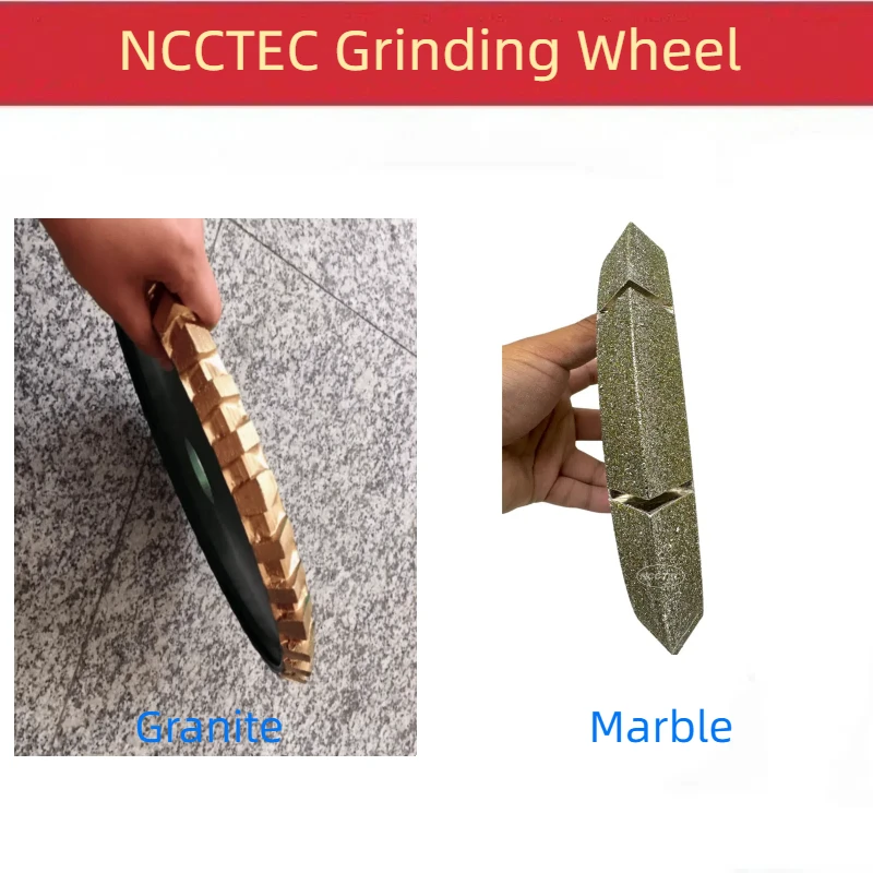14'' NCCTEC Diamond "V" Slot Calibrating Milling Wheel CNC Diamond Sintered Electroplated Profile | 350mm V Edge Grinding Discs
14'' NCCTEC Diamond "V" Slot Calibrating Milling Wheel CNC Diamond Sintered Electroplated Profile | 350mm V Edge Grinding Discs