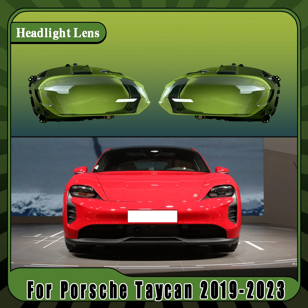 For Porsche Taycan 2019-2023 Front Headlamps Cover Lens Headlights Shade Transparent Lampshade Plexiglass Shell Replace Housing
For Porsche Taycan 2019-2023 Front Headlamps Cover Lens Headlights Shade Transparent Lampshade Plexiglass Shell Replace Housing