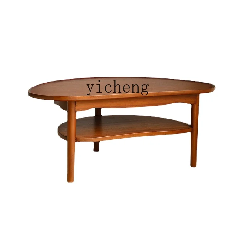 Zk Retro Solid Wood Coffee Table Living Room Home Small Apartment Oval Small Tea Table
Zk Retro Solid Wood Coffee Table Living Room Home Small Apartment Oval Small Tea Table