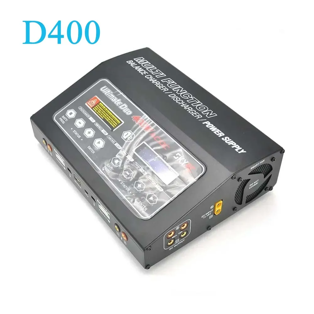 Балансное зарядное устройство SKYRC D400 SK-100123 Ultimate двухканальный 400 Вт переменного/постоянного тока поддерживает литий-полимерные батареи 1-7S
Балансное зарядное устройство SKYRC D400 SK-100123 Ultimate двухканальный 400 Вт переменного/постоянного тока поддерживает литий-полимерные батареи 1-7S