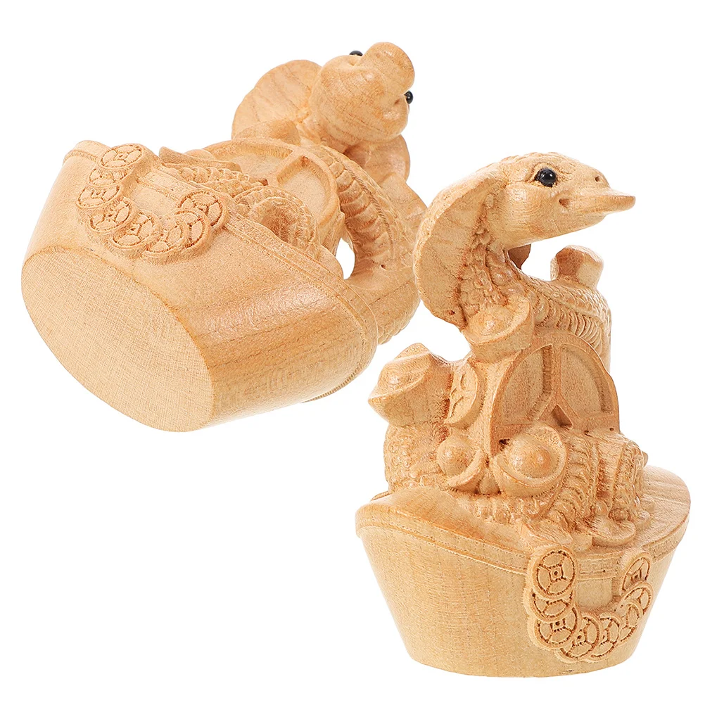 2Pcs Chinese Zodiac Snake Statue Hand-Carved Wooden Snake Sculpture for Feng Shui Home Decor Desktop Decoration 2025 Party
2Pcs Chinese Zodiac Snake Statue Hand-Carved Wooden Snake Sculpture for Feng Shui Home Decor Desktop Decoration 2025 Party