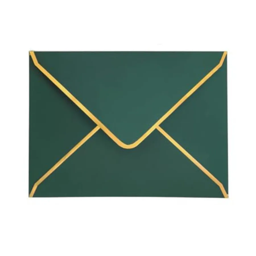 50 PCS Invitation Envelopes A7 Size, Envelopes 5 x 7 Inch V-Flap Mailing Card Envelopes Quick Seal Envelopes with Gold Border f
50 PCS Invitation Envelopes A7 Size, Envelopes 5 x 7 Inch V-Flap Mailing Card Envelopes Quick Seal Envelopes with Gold Border f