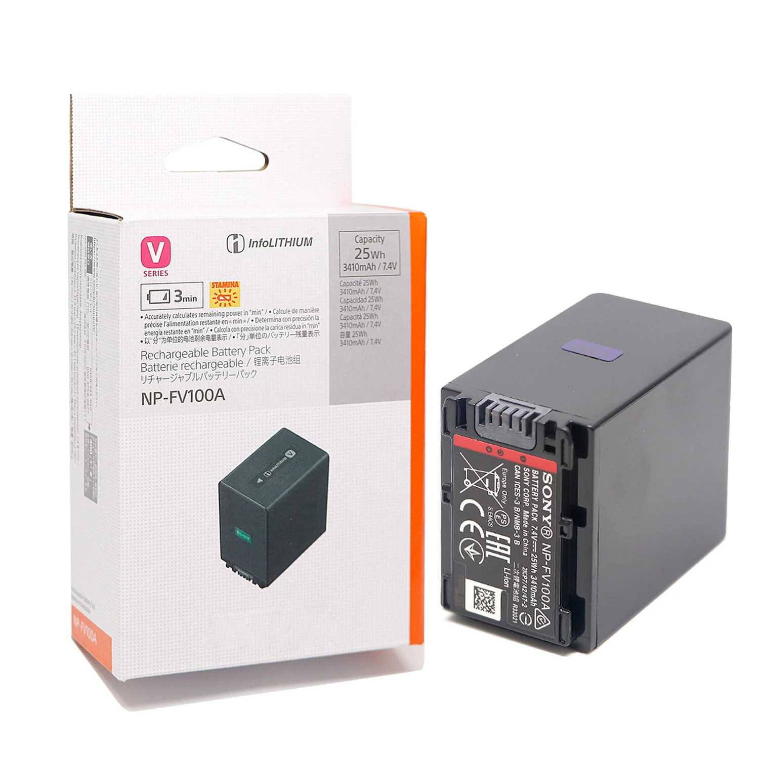 all-new NP-FV100A 3410mAh Camera Battery For SONY FDR-AX33 FDR-AX40 FDR-AX45 FDR-AX53 FDR-AX60 HDR-PJ675 NEX-VG30 NP-FV70A
all-new NP-FV100A 3410mAh Camera Battery For SONY FDR-AX33 FDR-AX40 FDR-AX45 FDR-AX53 FDR-AX60 HDR-PJ675 NEX-VG30 NP-FV70A