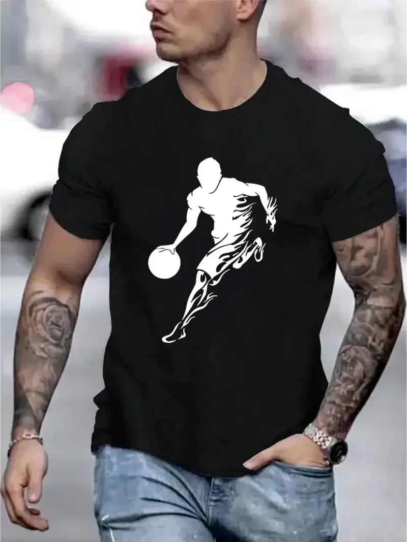 Basketball Player Graphic Printed Men's T-shirt Creative Tops Casual Short Sleeve Crew Neck Tees Summer Outdoor Men's Clothing
Basketball Player Graphic Printed Men's T-shirt Creative Tops Casual Short Sleeve Crew Neck Tees Summer Outdoor Men's Clothing