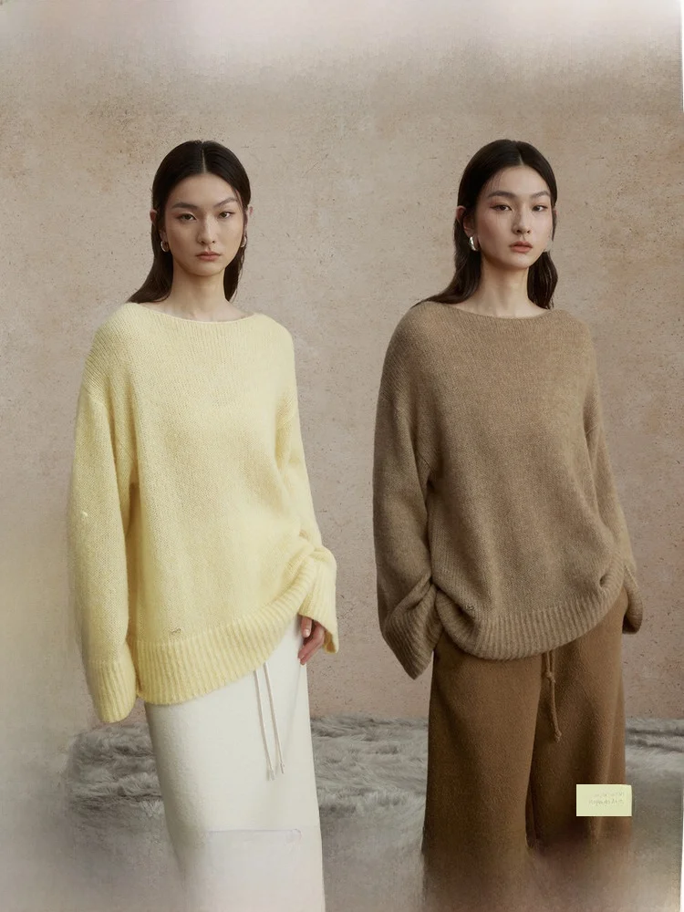 ZhiZhi Camel Color Women's Pullover Sweater Winter Versatile Loose Fit Alpaca Wool Long Sleeve Commute Style Online Exclusive
ZhiZhi Camel Color Women's Pullover Sweater Winter Versatile Loose Fit Alpaca Wool Long Sleeve Commute Style Online Exclusive