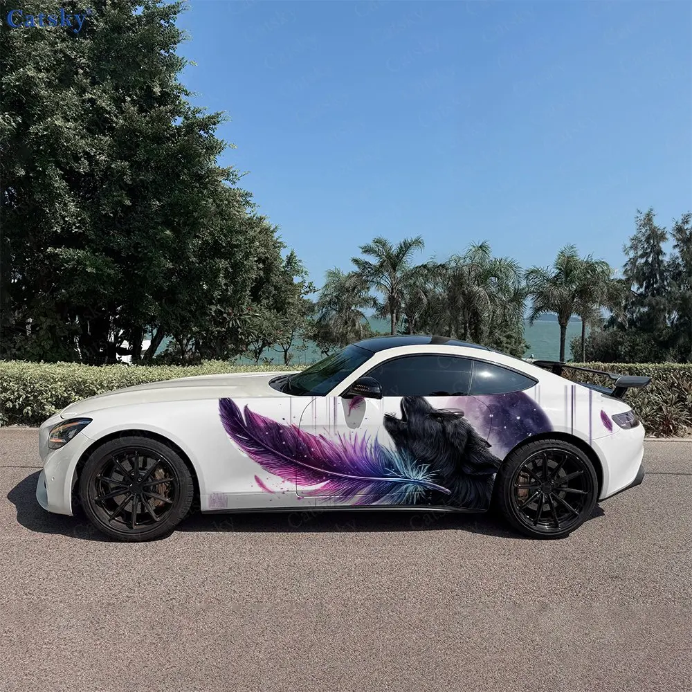 2pcs Night Feather Wolf Spirit, Durable, Fade-resistant, Enhance Vehicle Aesthetics With Bold Artistic Design Car Vinyl Wraps
2pcs Night Feather Wolf Spirit, Durable, Fade-resistant, Enhance Vehicle Aesthetics With Bold Artistic Design Car Vinyl Wraps