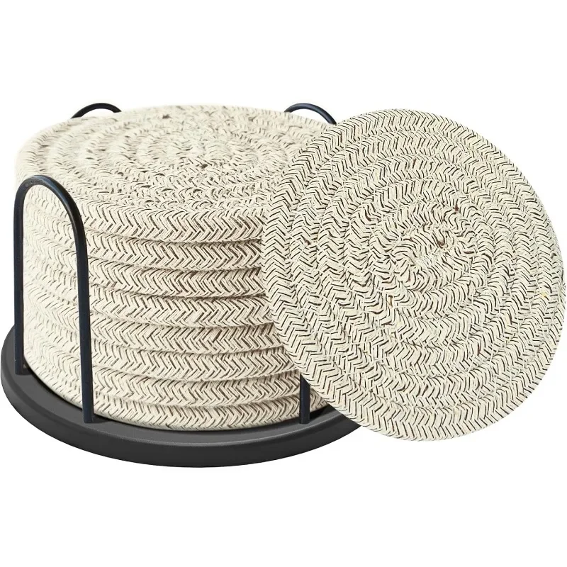 Набор из 8 подставок для напитков, пива, кофе, хлопчатобумажной ткани в стиле бохо, коричневый
Набор из 8 подставок для напитков, пива, кофе, хлопчатобумажной ткани в стиле бохо, коричневый