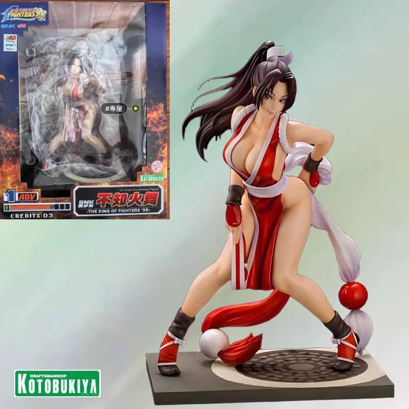 Kotobukiya оригинальные фигурки героев аниме THE KING OF FIGHTERS Mai Shiranui, игрушки для мальчиков/девочек/детей/Рождественский подарок 
Kotobukiya оригинальные фигурки героев аниме THE KING OF FIGHTERS Mai Shiranui, игрушки для мальчиков/девочек/детей/Рождественский подарок