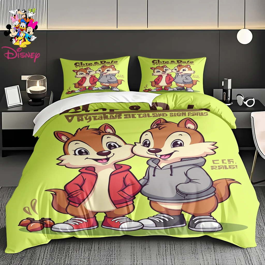 2/3pcs Disney Chip Dale Duvet Cover Set Without Filler Suitable for Home Bedrooms/Guest Rooms/Dormitories All Season Use
2/3pcs Disney Chip Dale Duvet Cover Set Without Filler Suitable for Home Bedrooms/Guest Rooms/Dormitories All Season Use