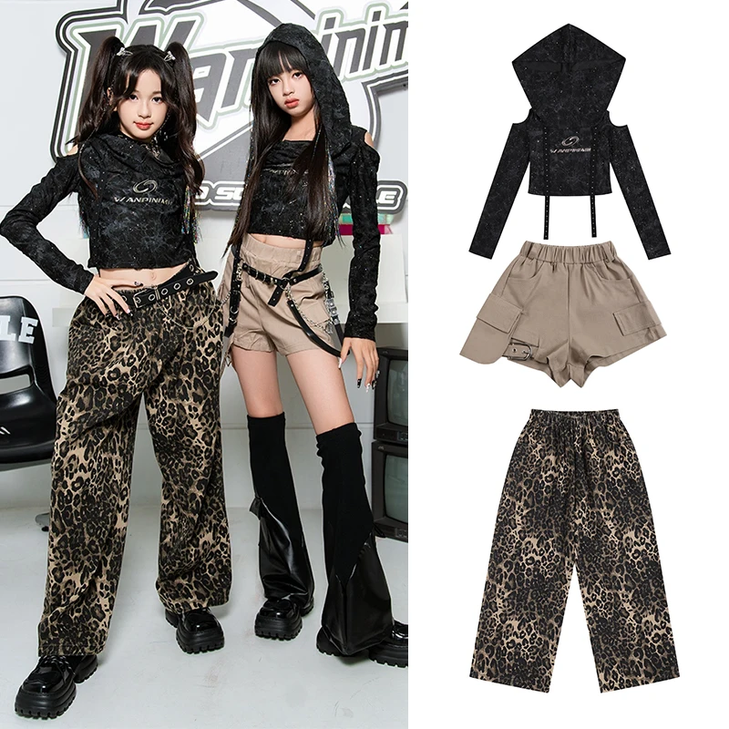 2024 Children's Hip Hop Dance Costume Girl's K-pop Jazz Dance Stage Outfit Fashion Show Clothes Hooded Tops Shorts Pants XH1223
2024 Children's Hip Hop Dance Costume Girl's K-pop Jazz Dance Stage Outfit Fashion Show Clothes Hooded Tops Shorts Pants XH1223