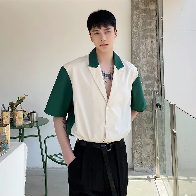 Модный мужской летний топ с V-образным вырезом и цветными блоками, повседневный, молодежный тренд, свободный крой, не требующий глажки
Модный мужской летний топ с V-образным вырезом и цветными блоками, повседневный, молодежный тренд, свободный крой, не требующий глажки