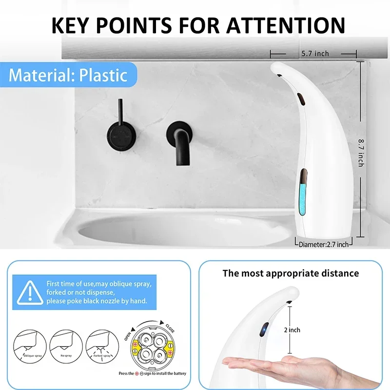 Infrared Sensing Automatic Soap Dispenser for Bathroom And Kitchen Home Household Fully Automatic Hand Washing Machine
Infrared Sensing Automatic Soap Dispenser for Bathroom And Kitchen Home Household Fully Automatic Hand Washing Machine