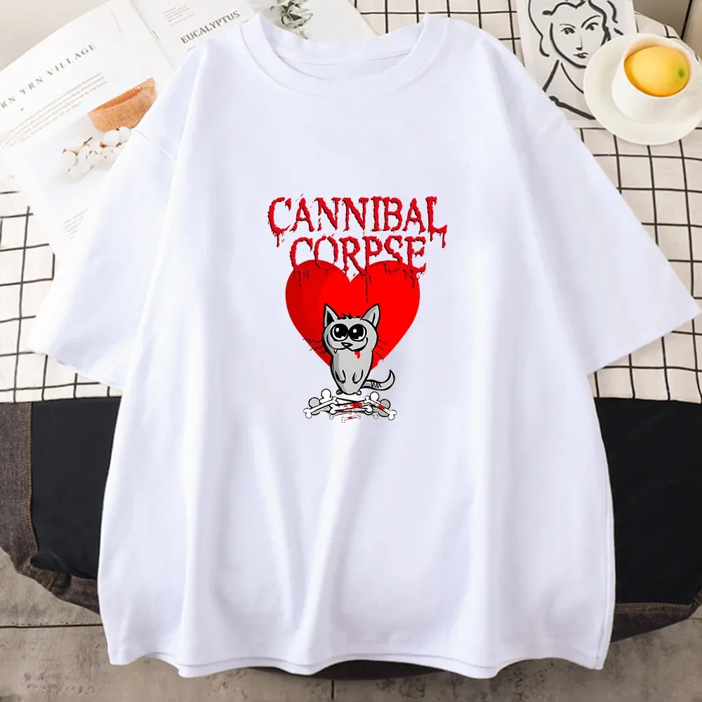 Футболка TCANNIBAL с принтом кота-трупа, хлопковая мягкая Высококачественная футболка для мужчин, Повседневная футболка с коротким рукавом и круглым вырезом, графический принт
Футболка TCANNIBAL с принтом кота-трупа, хлопковая мягкая Высококачественная футболка для мужчин, Повседневная футболка с коротким рукавом и круглым вырезом, графический принт