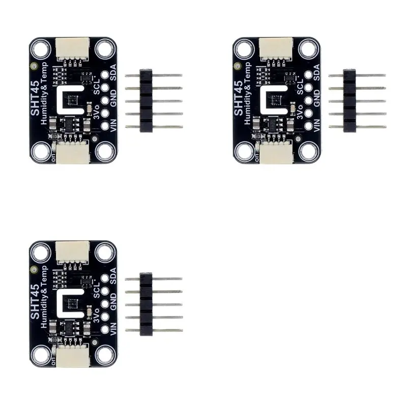 A24U 3X SHT45 Temperature And Humidity Sensor Module I2C Communication For STEMMA QT/Qwiic
A24U 3X SHT45 Temperature And Humidity Sensor Module I2C Communication For STEMMA QT/Qwiic