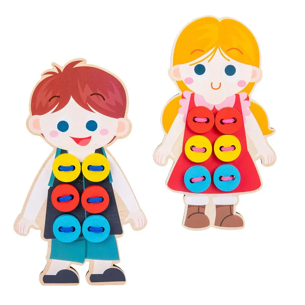 2Pcs Wooden Lacing Toys Smooth Edges Safe Kids Montessori Pretend Play Threading Hand Eye Coordination Educational Toys
2Pcs Wooden Lacing Toys Smooth Edges Safe Kids Montessori Pretend Play Threading Hand Eye Coordination Educational Toys