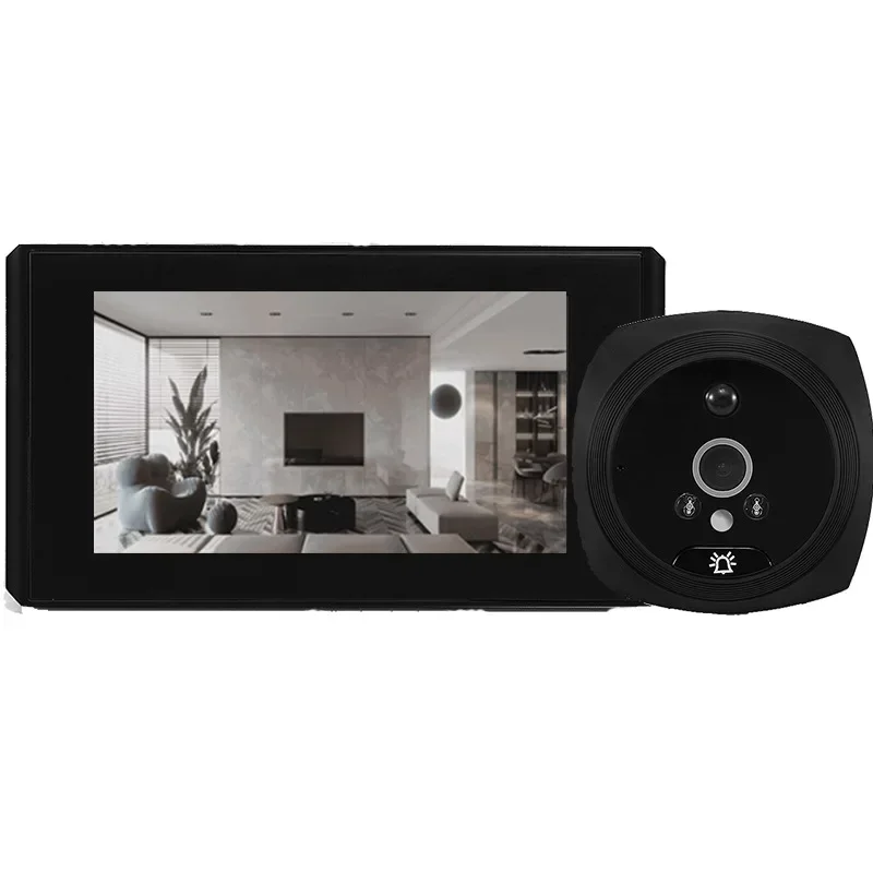 Smart Home 4.3 Inch 1080P Video Peephole Digital Door Camera Doorbell 160 Degree Angle Peephole Camera Security Protection
Smart Home 4.3 Inch 1080P Video Peephole Digital Door Camera Doorbell 160 Degree Angle Peephole Camera Security Protection