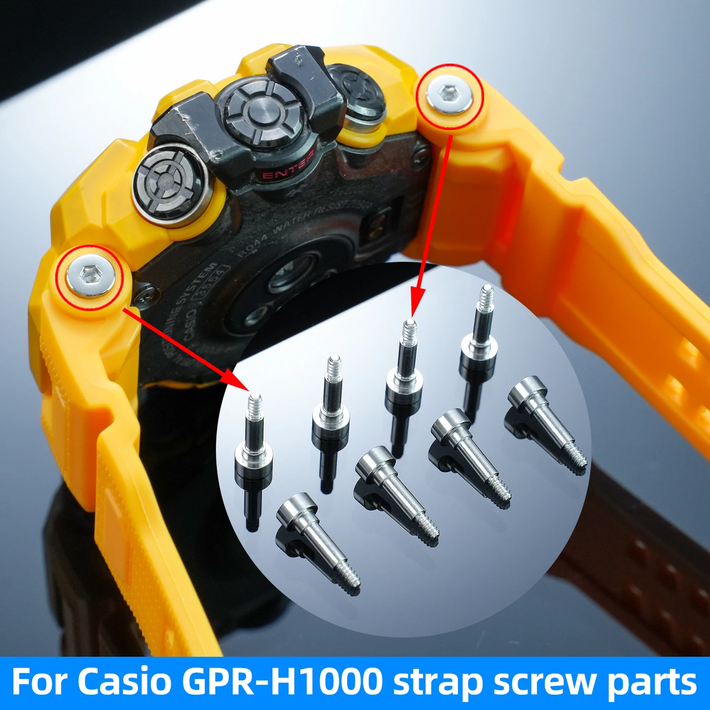 Watch Screw Accessories For Casio G-Shock 3554 GPR-H1000 Cat Man 3th watch Side Screws watchband Connecting Rod with Tools
Watch Screw Accessories For Casio G-Shock 3554 GPR-H1000 Cat Man 3th watch Side Screws watchband Connecting Rod with Tools