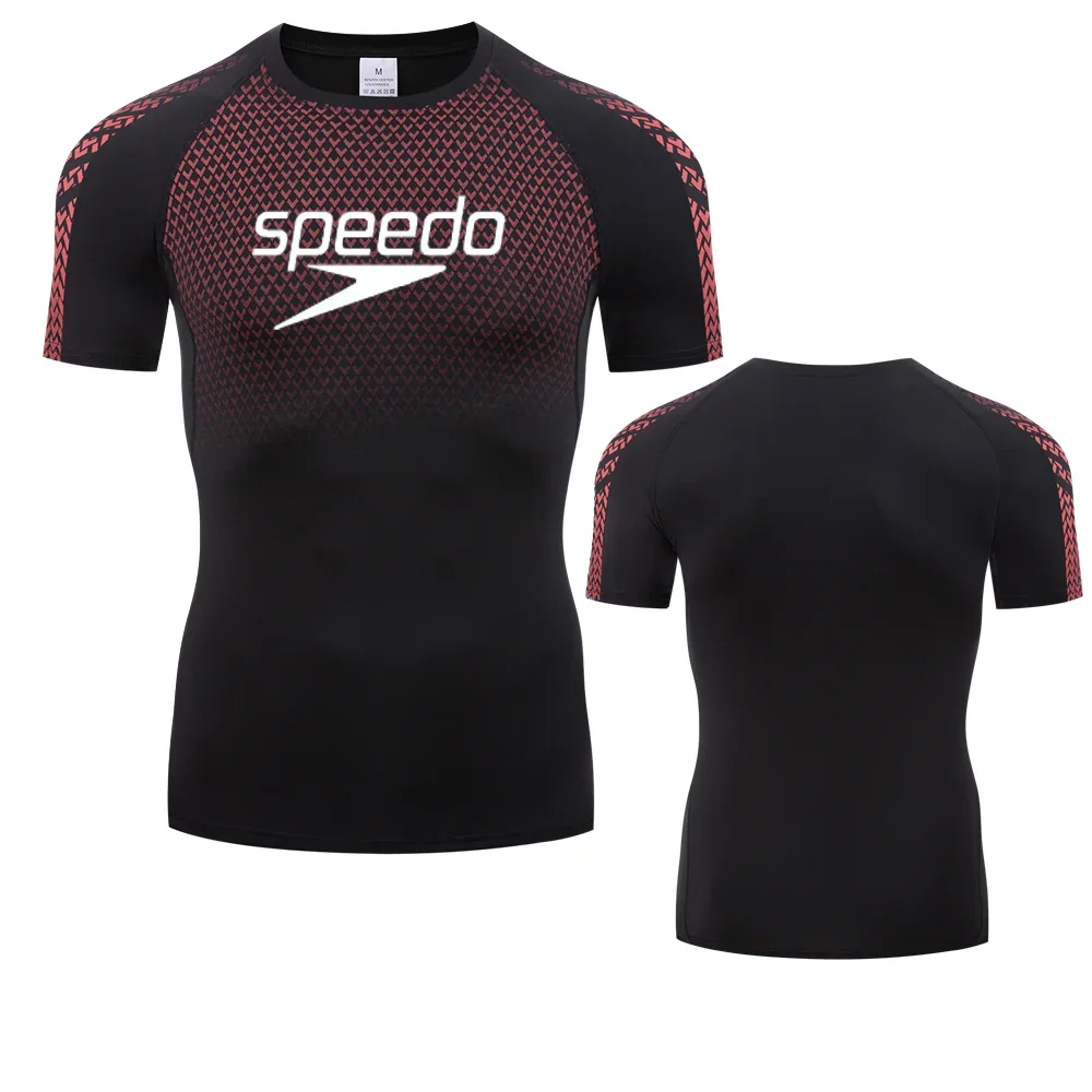 Summer Speedo Men's and Women's new Sports Fitness Bodysuit Gym Running Outdoor Sports Wicks Quick Drying T-shirt
Summer Speedo Men's and Women's new Sports Fitness Bodysuit Gym Running Outdoor Sports Wicks Quick Drying T-shirt