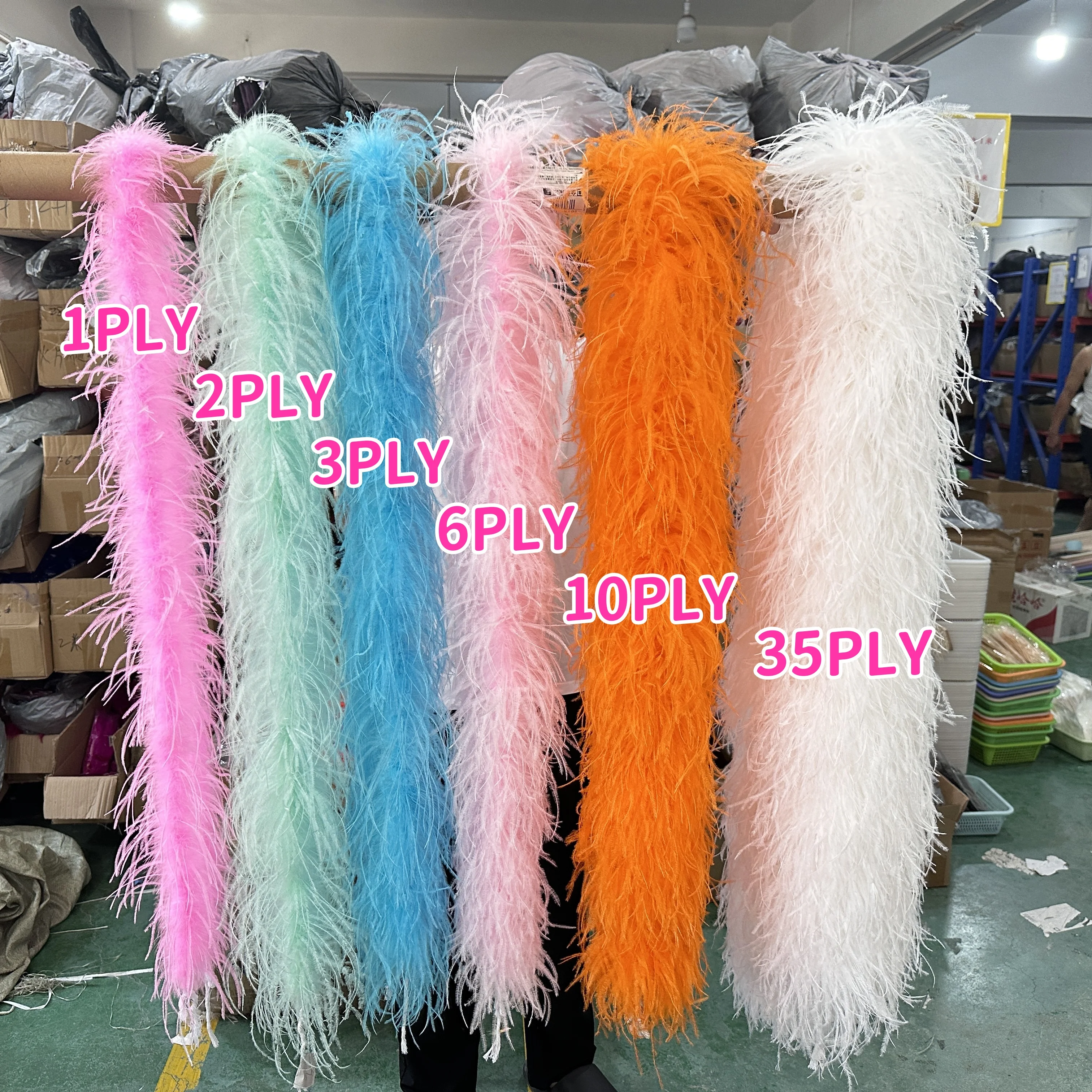 1 3 6 8 10ply Natural White Fluffy Ostrich Feather Boa for Crafts Wedding Party Shawl Scarf Decor Sewing Clothing Skirt Plume
1 3 6 8 10ply Natural White Fluffy Ostrich Feather Boa for Crafts Wedding Party Shawl Scarf Decor Sewing Clothing Skirt Plume