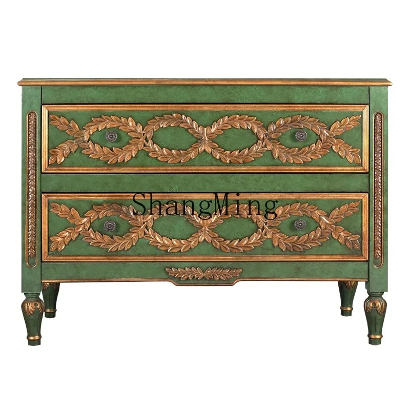 HJ solid wood two-chest cabinet entrance entrance living room wall retro storage sofa side cabinet
HJ solid wood two-chest cabinet entrance entrance living room wall retro storage sofa side cabinet