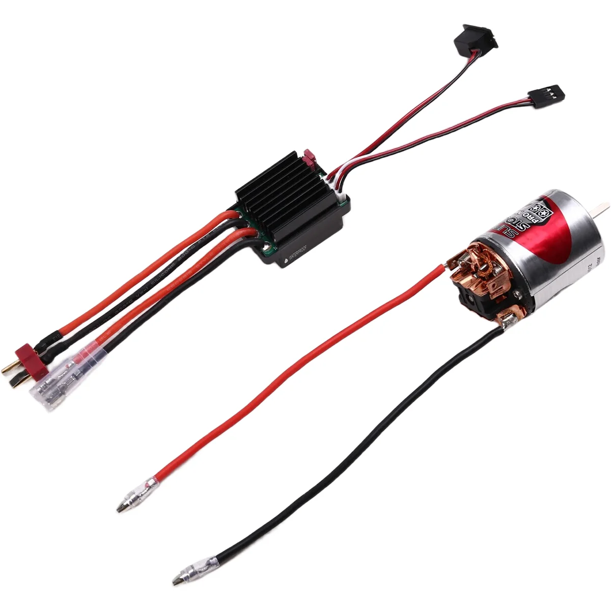 Y34A 540 Brushed Motor Waterproof ESC 320A Speed Control Combination Set for 1/10 RC Car Crawler Axial SCX10 29T
Y34A 540 Brushed Motor Waterproof ESC 320A Speed Control Combination Set for 1/10 RC Car Crawler Axial SCX10 29T
