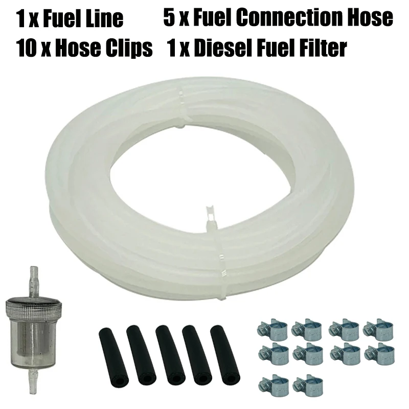 Fuel Tank Standpipe Kit Replaceable Parking Heater Fuel Line Oil Fuel Filter Set For Eberspacher Webasto Heater Diesel Hose Clip
Fuel Tank Standpipe Kit Replaceable Parking Heater Fuel Line Oil Fuel Filter Set For Eberspacher Webasto Heater Diesel Hose Clip