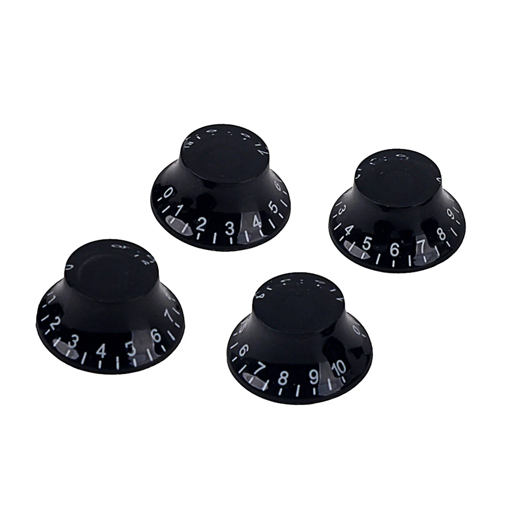 4pcs Round Guitar Knobs Volume Tone Control Knobs Rotary Knobs Style Electric Guitar Parts Replacement GD29 (Black)
4pcs Round Guitar Knobs Volume Tone Control Knobs Rotary Knobs Style Electric Guitar Parts Replacement GD29 (Black)